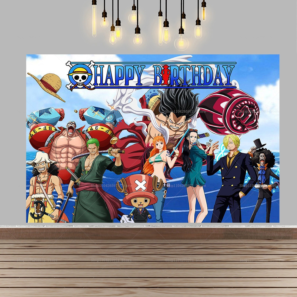 Anime One Piece Luffy Backdrop – Photography Sport recenzja i cena