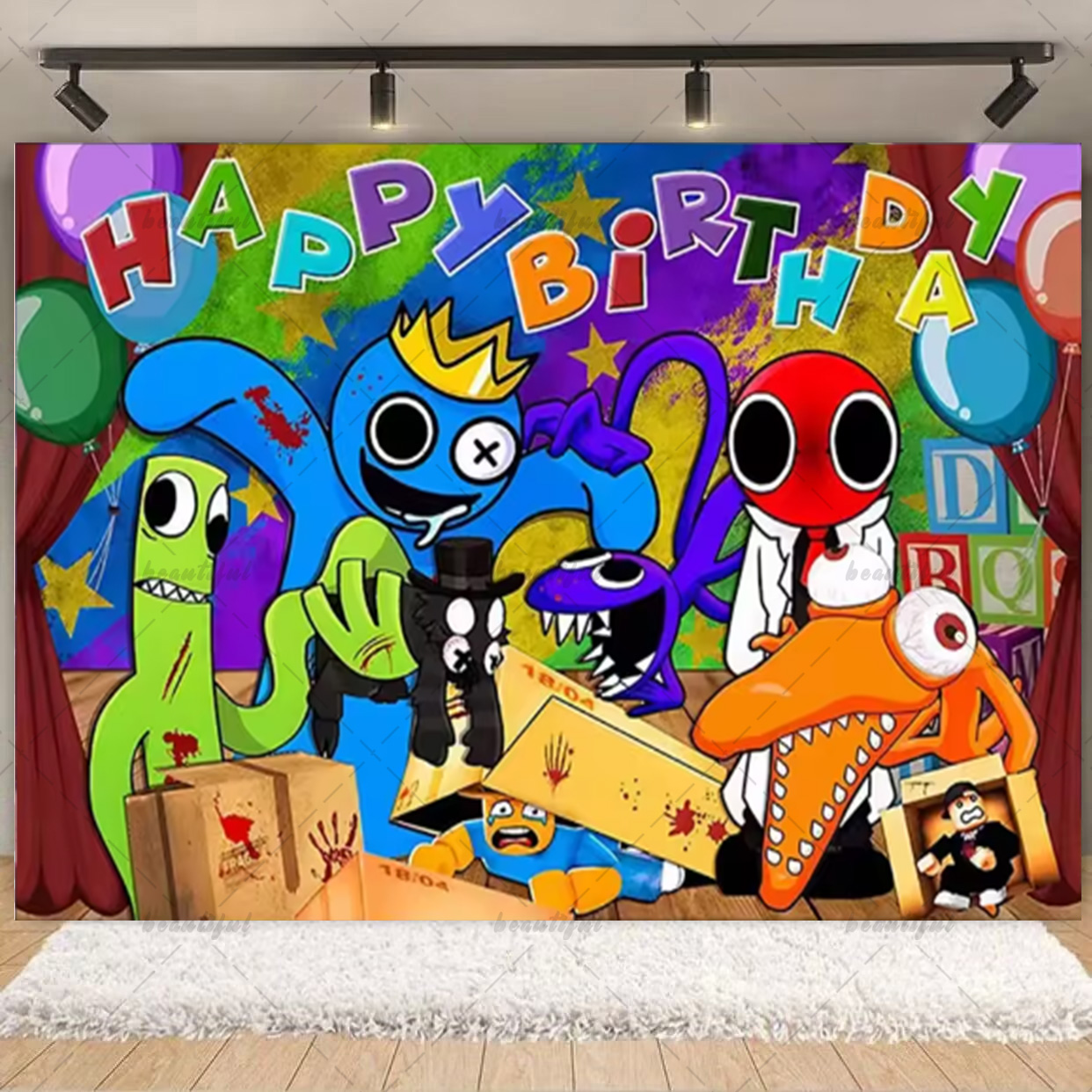 Cartoon Rainbow Theme  Kid Bir – Photography Sport recenzja i cena