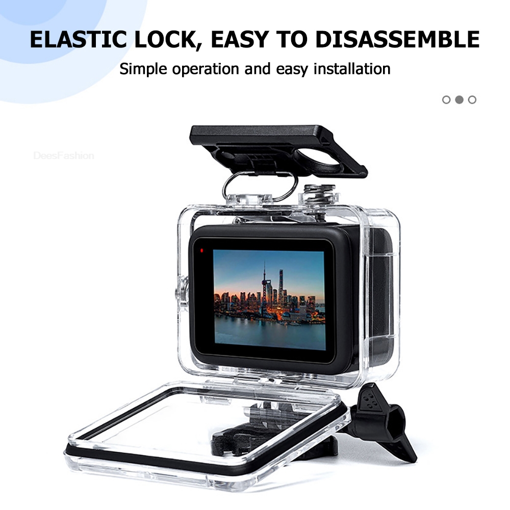 Case Waterproof for GoPro Hero – Camera Rain Cover recenzja i cena