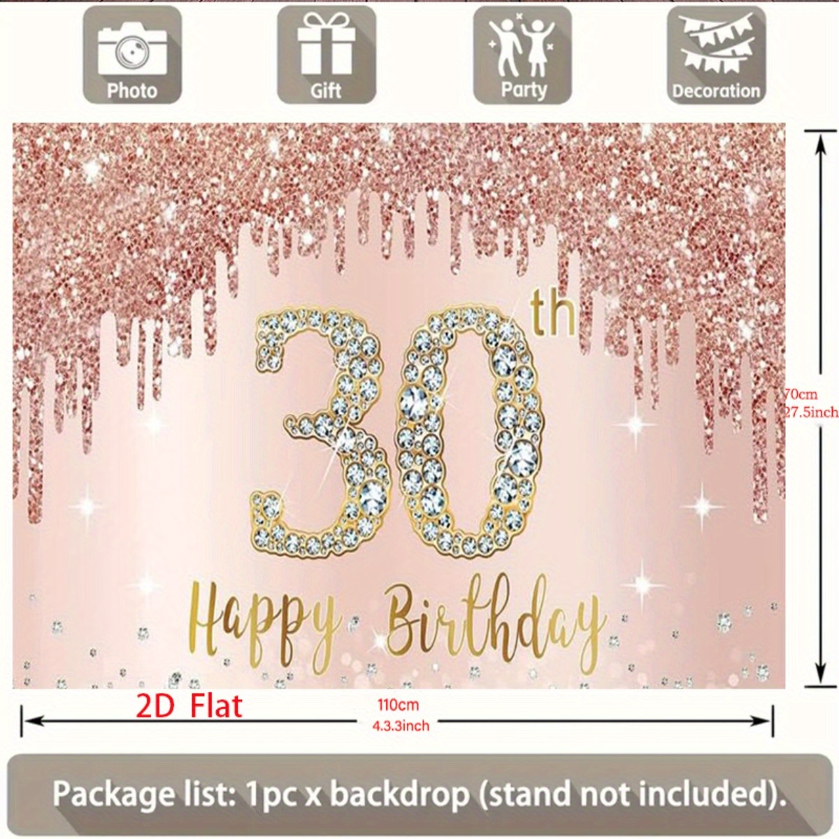 A 30th birthday background ban – Photography Logo recenzja i cena